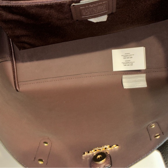 Black reversible Tote Bag Coach City Tote New without tags - Picture 6 of 9